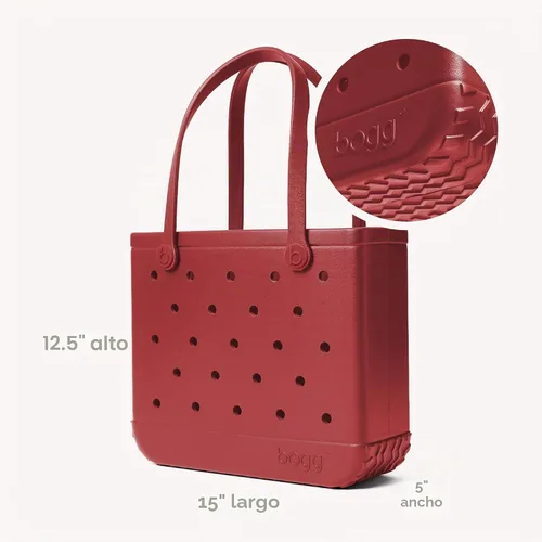 Vista 2 de BABY BOGG BAG - Bolsa pequeña estilo tote, impermeable, lavable, para playa, barco, piscina, trabajo, escuela, deportes, 15 x 13 x 5.25 pulgadas., S