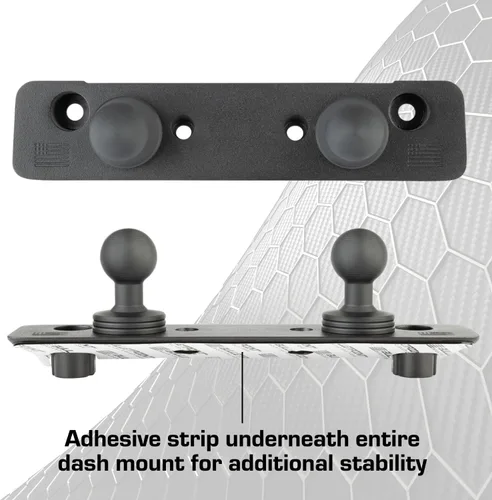 Vista 6 de Soporte para teléfono Bulletpoint compatible con panel de 2013-2018 RAM Truck y RAM 1500 Classic 2019+ con montaje de bola de 20 mm - Compatible