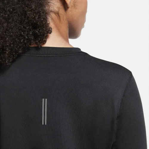 Vista 7 de Nike Camiseta de running de manga larga Element para mujer CU3277-010 Negro Plata S, NEGRO PLATA