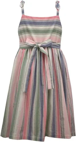 Vista 4 de Bonnie Jean Vestido de niña - Vestido de primavera verano a rayas para bebés, niños pequeños y niñas pequeñas