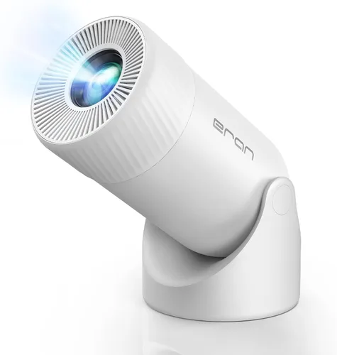 Vista 10 de Proyector portátil HY260 PRO MINI actualizado, soporte nativo 1080P para resolución 4K con Bluetooth 5.4 WIFI6 300 ANSI Android 11,180° giratorio