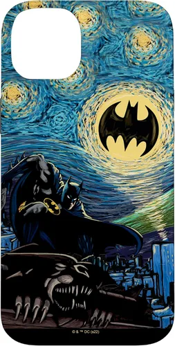 Vista 15 de DC Comics Batman Starry Night Style Painting Case para iPhone 17