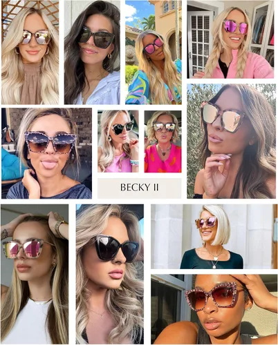 Vista 3 de Diff Eyewear - Becky II - Gafas de sol clásicas para mujer