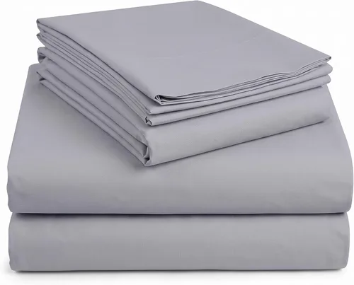 Vista 3 de DESTINY CRESCENT BEDDING Juego de sábanas cómodas de algodón de 3 piezas, tamaño individual XL, 100% algodón, transpirables y refrescantes