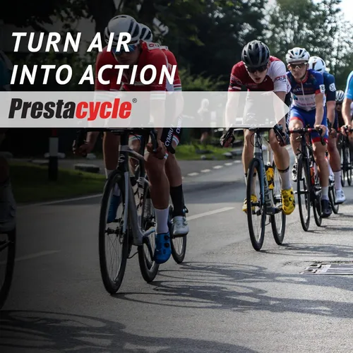 Vista 6 de Prestacycle Adaptador de compresor de aire para cabezales de CO2 – Enchufe de acoplador de aleación 6061-T6 para inflar neumáticos de bicicleta