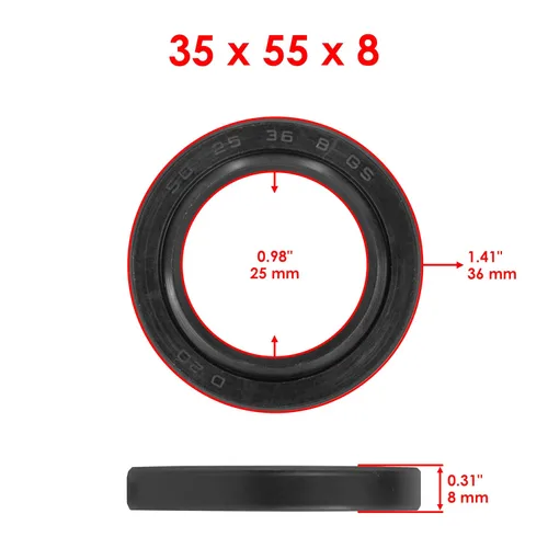 Vista 3 de Caltric Kit de sellos de cojinete de vástago de dirección compatible con Yamaha Big Bear 400 YFM400 2X4 4x4 2000-2012