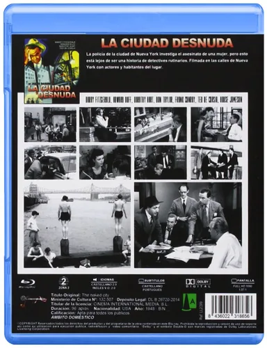 Vista 2 de The Naked City (1948) Blu-Ray, Reg.ABC Import - Spain