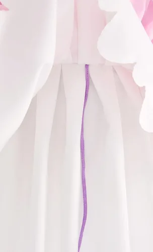 Vista 6 de Haikyuu - Disfraz de anime para mujer, vestido de sirvienta rosa