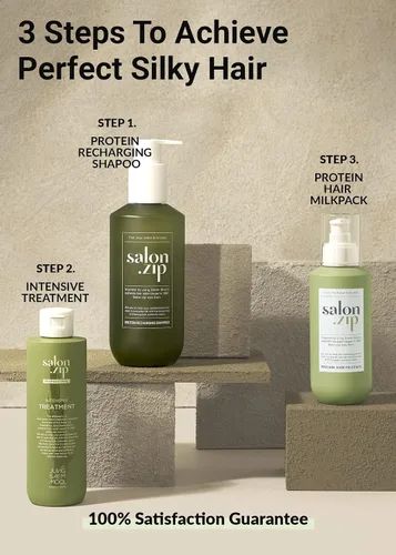 Vista 8 de JUNG SAEM MOOL OFICIAL Salon.ZIP Champú Recarga de Proteínas para Cabello Dañado y Cuidado del Cabello, 14.1 oz (400 g) Cosméticos Coreanos