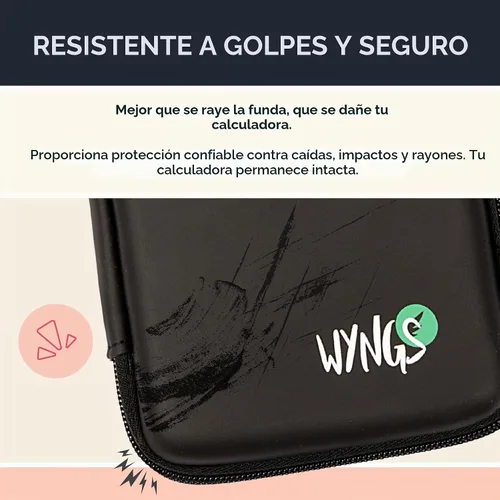 Vista 5 de Calculadora científica TI 30 XS Multiview + Estuche protector WYNGS negro