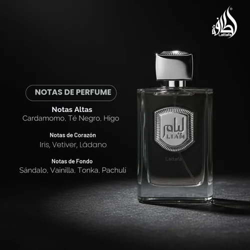 Vista 4 de Lattafa Liam Grey Eau de Parfum Spray para Unisex, 3.4 onzas