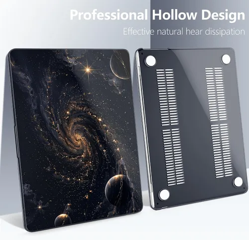 Vista 6 de Batianda Funda para MacBook Air de 15" 2026 M5 M4 M3 M2 Chip, Astro Vortex Astro Vórtice