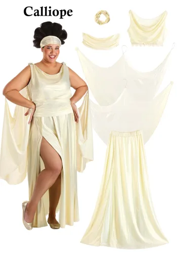 Vista 4 de Disfraz de Muses de Hércules Disney para Mujer Talla Plus Multicolor