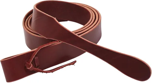 Vista 2 de Reinsman Circle Y Latigo Tie Strap Durable Adjustable Western Leather Equine Saddle Cinch Tie Strap with Holes Ranch Riding & Training Horses