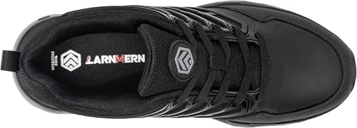 Vista 5 de LARNMERN Zapatos antideslizantes para hombre, para el trabajo, servicio de alimentos, zapatillas impermeables y cómodas, calzado de cocina, zapatos
