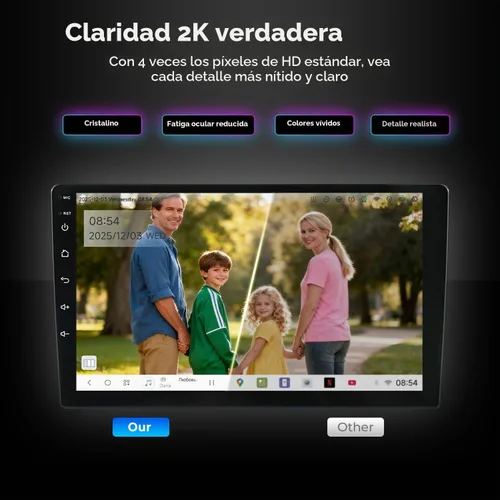 Vista 8 de DUDUAUTO DUDU3 - Radio de coche para BMW X3 E83 2004-2012 actualización estéreo de 8 núcleos 4 GB+64 GB 9 pulgadas Carplay y Android Auto unidad