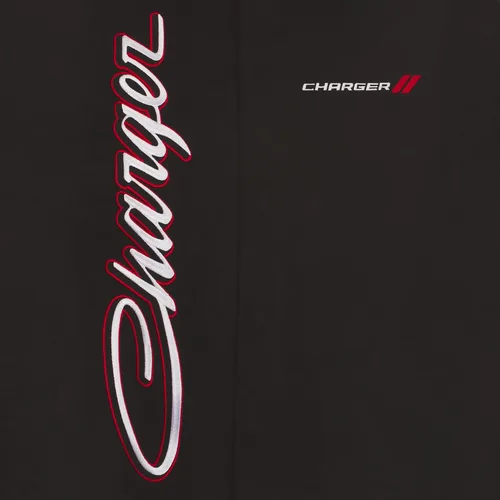 Vista 5 de JH DESIGN GROUP Dodge Charger - Chaqueta de sarga clásica bordada para hombre