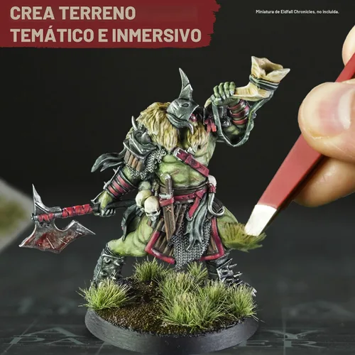 Vista 4 de The Army Painter Battlefields Basing Set - Juego de Base de Césped Estático para Terreno en Miniatura Juego de Base - Césped Estático y Pegamento