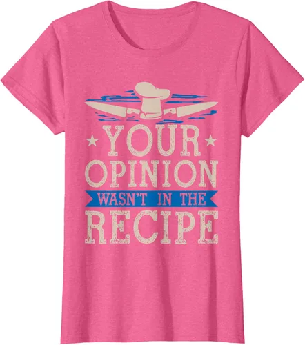 Vista 51 de Cooking Your Opinion Wasnot In The Recipe Chef Cook Baker - Camiseta, Negro, S