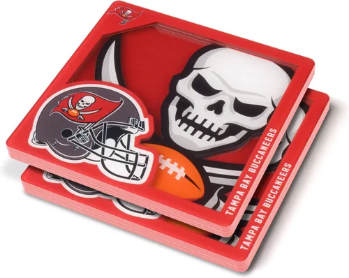 Vista 15 de YouTheFan NFL - Posavasos de la serie de logotipos en 3D