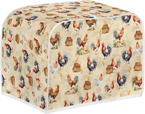 Vista 8 de Xoenoiee Funda protectora para tostadora con estampado de águila y bandera estadounidense del 250 aniversario, a prueba de polvo e impermeable