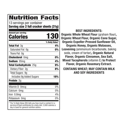 Vista 75 de Annie's Organic Chocolate Bunny Graham Snacks, 7.5 onzas