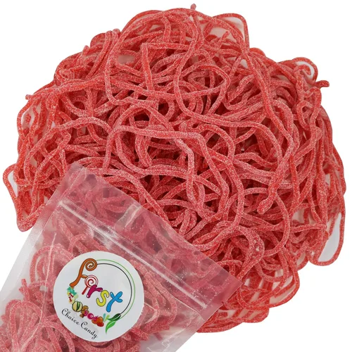 Vista 5 de FirstChoiceCandy Cordones de Regaliz Jugosos (1 Libra (Paquete de 1), Frambuesa Azul)