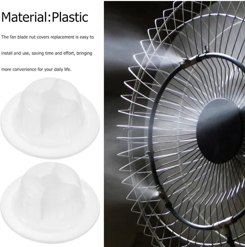 Vista 9 de Uonlytech Tuerca de plástico para ventilador de mesa, para el hogar, 20 piezas, pieza de repuesto para accesorios de ventilador