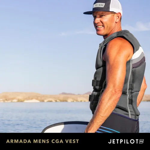 Vista 7 de Jetpilot Chaleco salvavidas de neopreno para hombre Armada aprobado por la Guardia Costera PFD