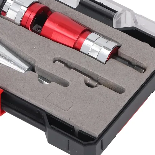 Vista 7 de WALFRONT Pelacables de taladro eléctrico, juego de herramientas de pelado de cables con tornado, para cables duros sólidos de 6, 8, 10, 12, 14 AWG