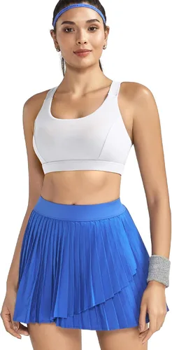 Vista 7 de RUNNING GIRL Brasier deportivo para mujer de alto soporte, espalda cruzada acolchada, brasier deportivo con tirantes delgados, brasier de yoga