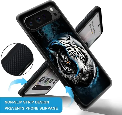 Vista 829 de Compatible con Google Pixel 4A 5G Mobile Case Creative Acrylic Panel trasero Silicona Protección Grip especialmente diseñado para Google Pixel 4A 5G