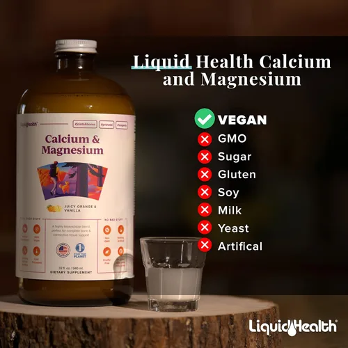 Vista 8 de LIQUIDHEALTH Calcio con magnesio apoyo articular + atención de los niños, calma y enfoque paquete de suplemento de apoyo de memoria para niños