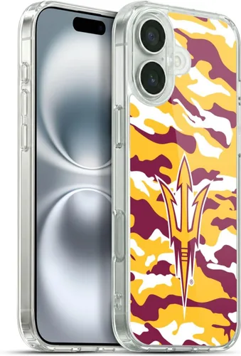 Vista 170 de Head Case Designs Funda de gel ASU Camou con licencia oficial de la Universidad Estatal de Arizona [protección de grado militar] compatible