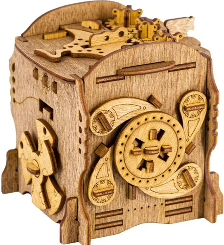 Vista 6 de iDventure Cluebox Camelot, Escape Room en una caja de rompecabezas de madera para adultos