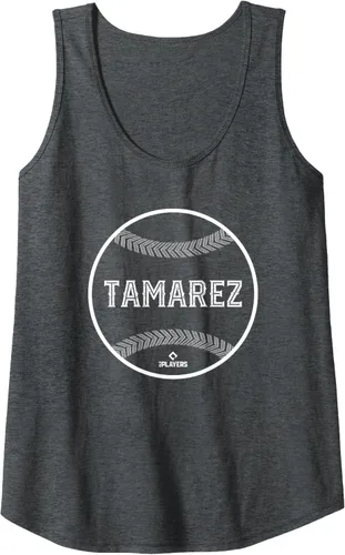Vista 5 de Baseball Line Gameday Misael Tamarez Prospect Baseball Fan Tank Top