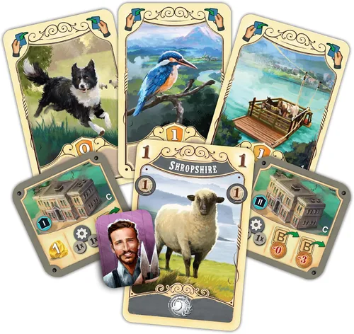 Vista 5 de Great Western Trail - Juego de mesa de Nueva Zelanda - Embárcate en una aventura única de ganado en ganadería! Juego de estrategia para niños