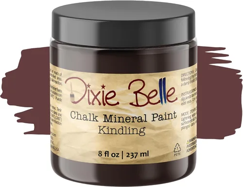 Vista 207 de Pintura para muebles con acabado de tiza Dixie Belle Paint Company - Amatista (4oz) - Pintura mineral de tiza chic púrpura profundo mate