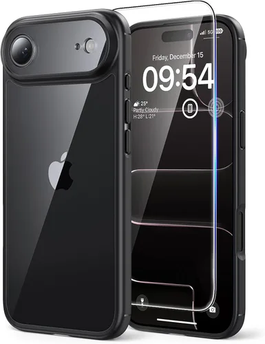 Vista 107 de TAURI Funda para iPhone 17, antiamarilleamiento con protector de pantalla, protección de grado militar, a prueba de golpes, delgada para iPhone 17