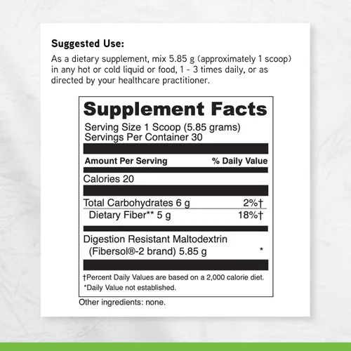 Vista 6 de DAVINCI Labs Clearly Fiber - Suplemento para apoyar la regularidad intestinal, la función intestinal normal y los niveles de triglicéridos dentro