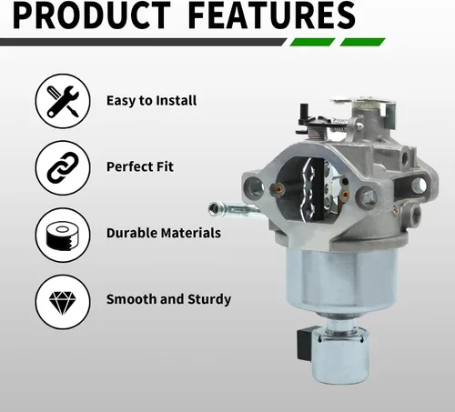 Vista 3 de 594605 Carburador con Kit de Juntas de Repuesto para Motor de 17.5 14Hp - 18Hp 594605 792768 591734 594603 Carb Motor de Un Solo Cilindro
