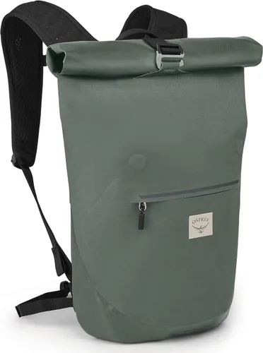 Vista 13 de Osprey Arcane Roll Top 18L Mochila impermeable para portátil, color rojo bellota