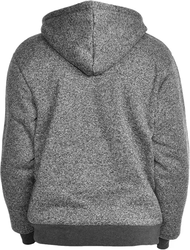 Vista 10 de Chaqueta con capucha con cremallera completa y forro de sherpa
