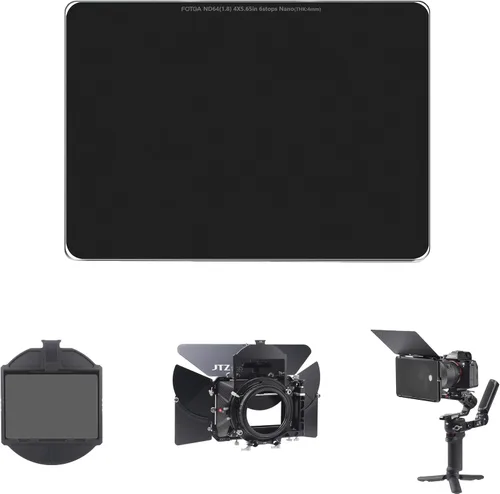 Vista 10 de Fotga Pro Glass Cine 4X5.65 ND2 0.3 Filtro de densidad neutra de vidrio 3 detiene MC Nano Recubrimiento 0.157 in de grosor para caja mate de 4x5.65