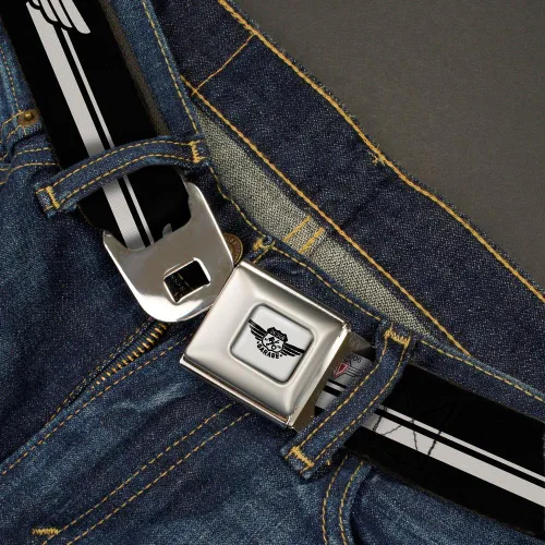 Vista 2 de Cinturón de seguridad para hombre con hebilla Dodge Garage Wdvg006