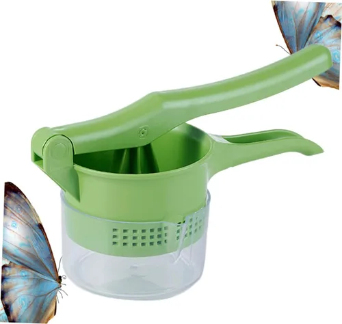 Vista 9 de Hemoton Exprimidor de verduras con exprimidor de verduras Cojines para sala de estar Exprimidor manual de ensalada fructífera Secador de frutas