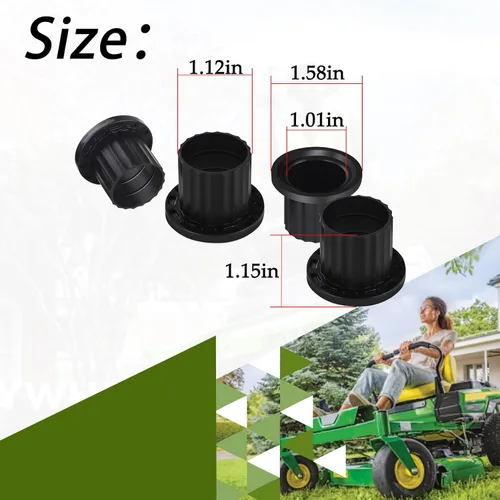 Vista 3 de 4 bujes de yugo M167267 compatibles con cortacésped J-OHN Deere Ztrak, para cortacésped Z235 Z255 Z335E Z355E Z335M Z345M Z345R