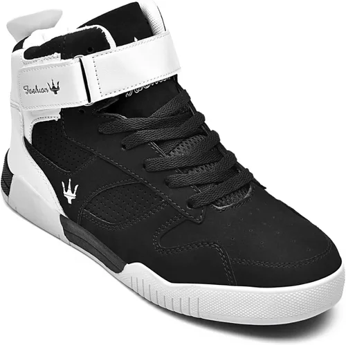 Vista 3 de FZUU Zapatos deportivos casuales de cuero para hombre