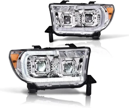 Vista 19 de CROSSDESIGN Conjunto de faros LED, carcasa negra con lente transparente
