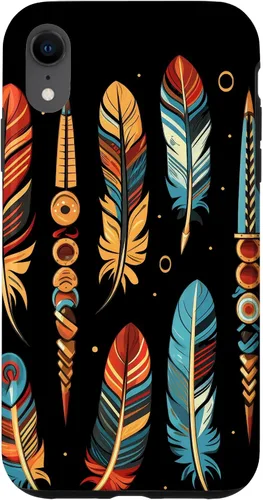 Vista 25 de Colorful Feathers - Funda para iPhone 17